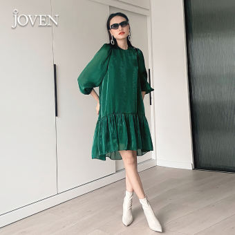 JOVEN - Đầm Organza Dress Chất Liệu Lụa Cao cấp