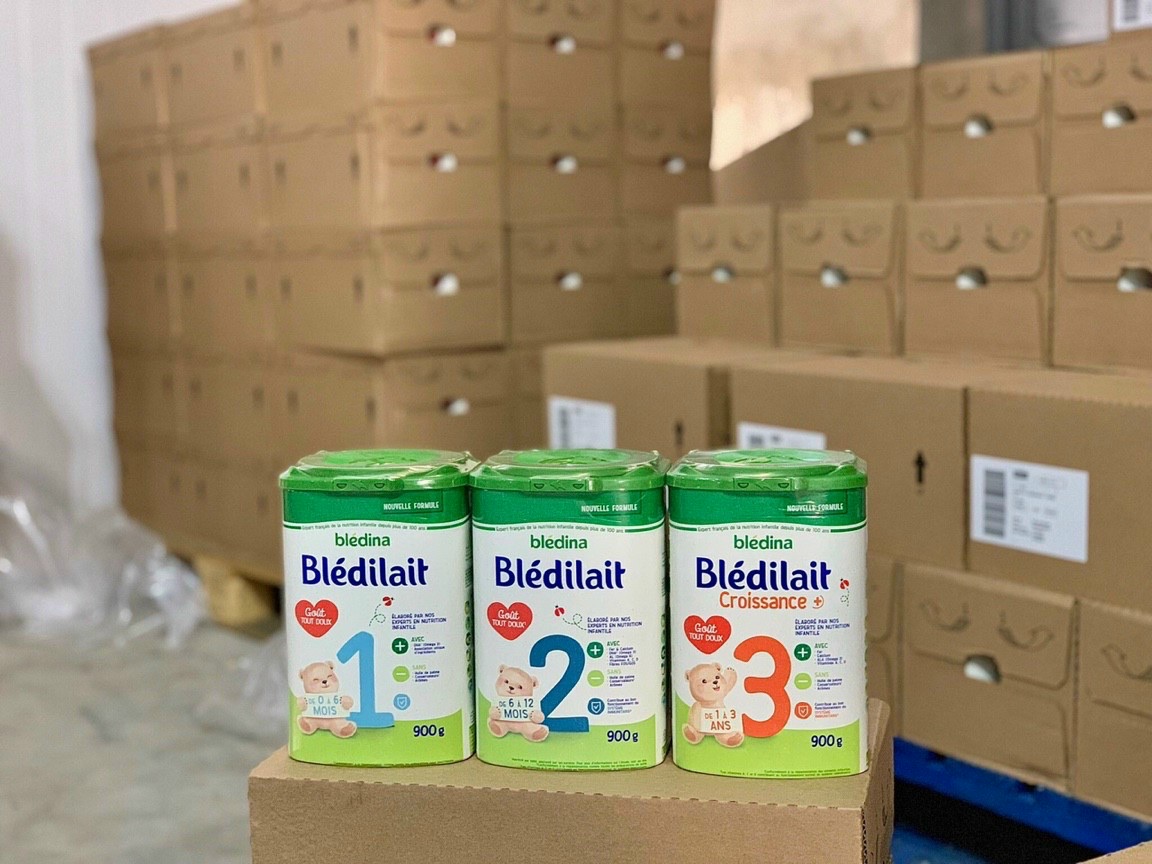 Sữa bột bledilait 900gr đủ số 1 2 3 nội địa pháp