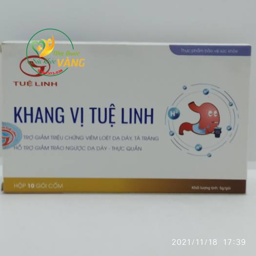 Khang Vị Tuệ Linh hộp 10 gói giảm triệu chứng viêm loét dạ dày, tá tràng