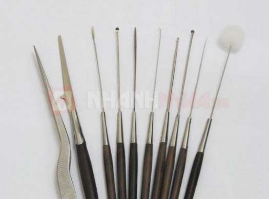 Bộ dụng cụ lấy ráy tai inox chuyên nghiệp 10 món