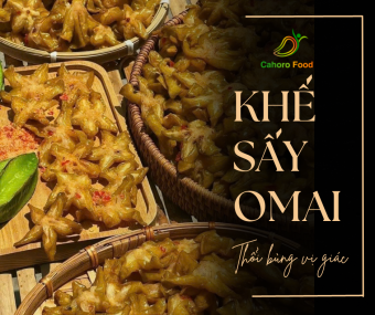 Khế sấy omai - khế sấy dẻo - khế sấy muối ớt - hòa trộn hương vị chua - cay - mặn một cách độc đáo [CAHORO FOOD]