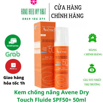 Kem chống nắng Avene Dry Touch Fluide SPF50+ 50ml