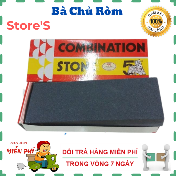Đá mài dao con hổ thái lan Combination stone mài cực bén ít hao mòn