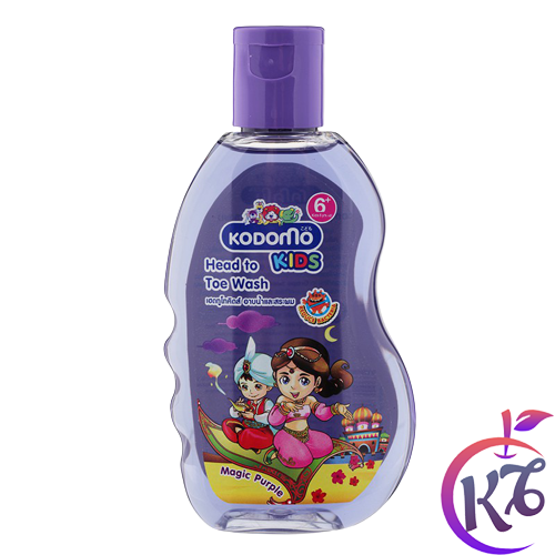 Sữa tắm gội Kodomo Magic Purple chai 200ml dành cho trẻ em