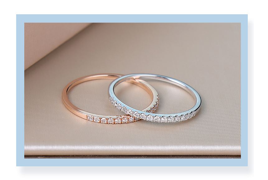 [FREESHIP + ÁP MÃ GIẢM SÂU 8%] Nhẫn titan nữ viền xoàn mảnh J3-301 - CAM KẾT KHÔNG GỈ, KHÔNG BAY MÀU - BẢO HÀNH 12 THÁNG