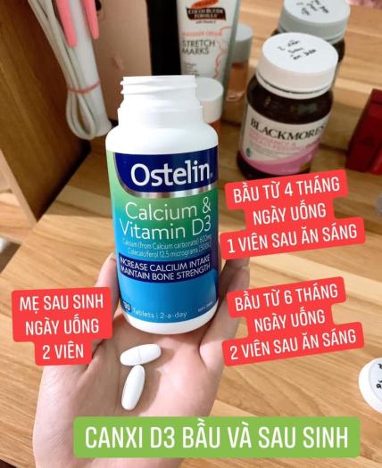 Canxi Bầu OSTELIN UK ( CAM KẾT HÀNG CHUẨN AU )
