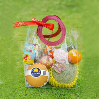 Set Quà Tặng Trái Cây 8/3 - Set Quà Duyên Dáng 4  - Tặng thiệp chúc mừng - Foodmap