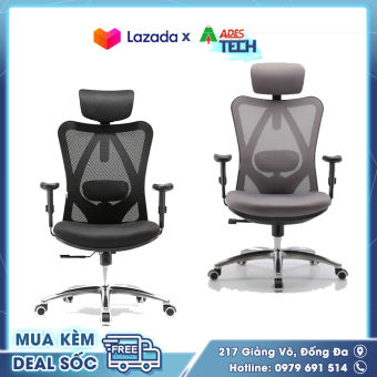 Ghế công thái học Ergonomic Sihoo M18 - Điều chỉnh dễ dàng thoải mái - Bảo hành chính hãng