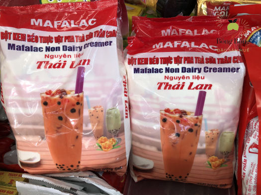BỘT KEM BÉO THỰC VẬT MAFALAC 1KG PHA TRÀ SỮA TRÂN CHÂU, BỘT SỮA KEM BÉO THÁI LAN  - BÔNG BÔNG