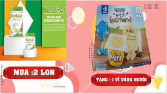 Quà Tặng trị giá 110000đ khi mua SỮA DÊ BiosBle GOAT KISD ( DÀNH CHO TRẺ TỪ 0-6 THÁNG )