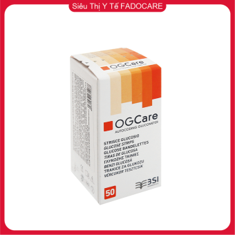 Que thử đường huyết OGCare (Hộp 50 que) Hạn sử dụng 01/2024