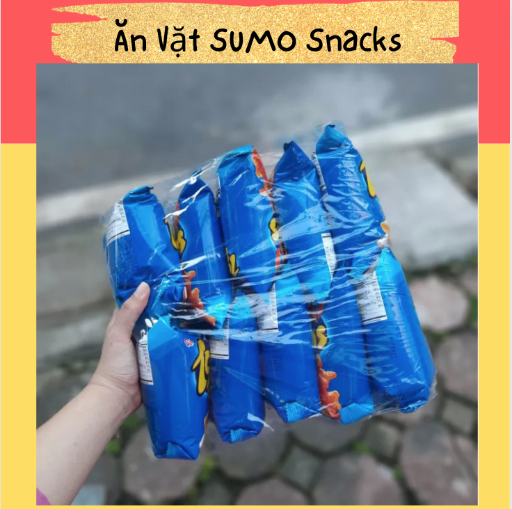 Bịch 10 gói Snack Bim Bim Bắp Vị Phô Mai Oishi Tom Toms 16g