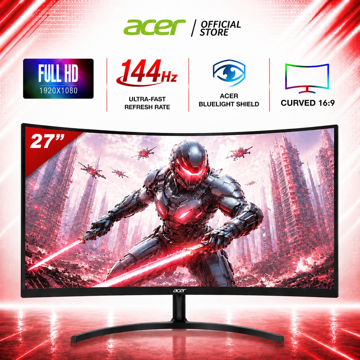 New 300Hz Refresh Rate] Acer Nitro VG250Q F 24.5-Inch FHD IPS