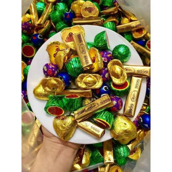 Combo 100gr kẹo socola mix thập cẩm đủ hình