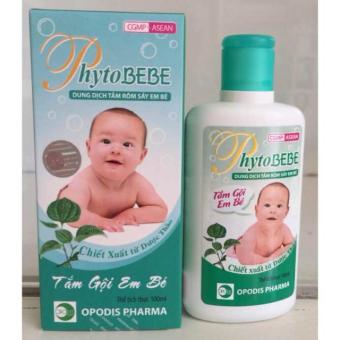 SỮA TẮM GỘI RÔM SẢY CHO BÉ PHYTO BEBE 100ML