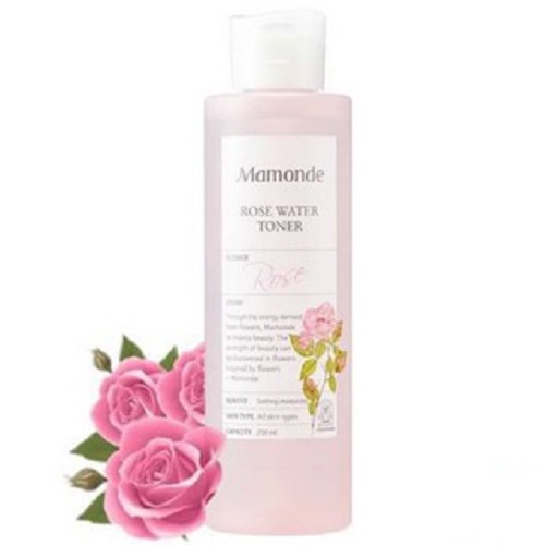 Nước hoa hồng dưỡng sáng da Mamonde Rose Water Toner 250ml