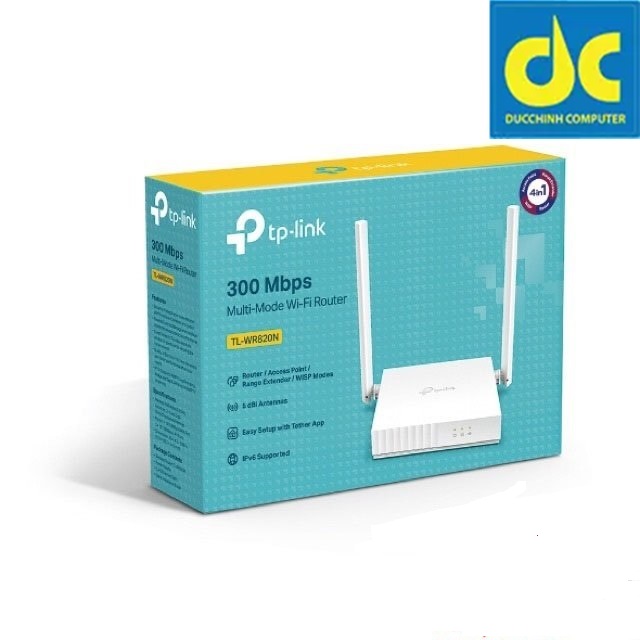 Bộ phát WiFi-Router WiFi TPlink TL-WR 820N chuẩn N tốc độ 300Mbps