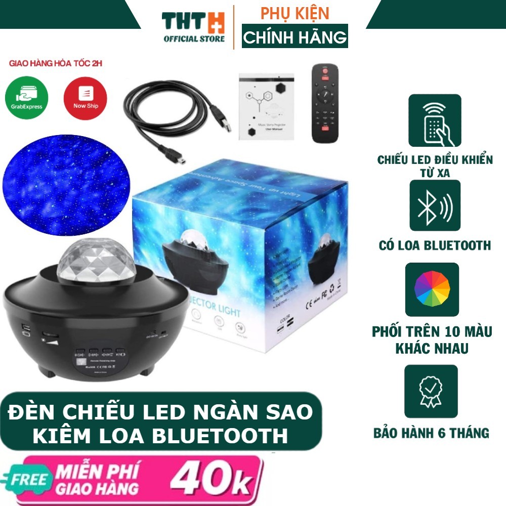 [BH 6 Tháng] Đèn led Chiếu thiên hà, Galaxy ngàn sao kiêm loa bluetooth Đèn Sân Khấu Tạo Hiệu Ứng Ánh Sao Hot Tiktok