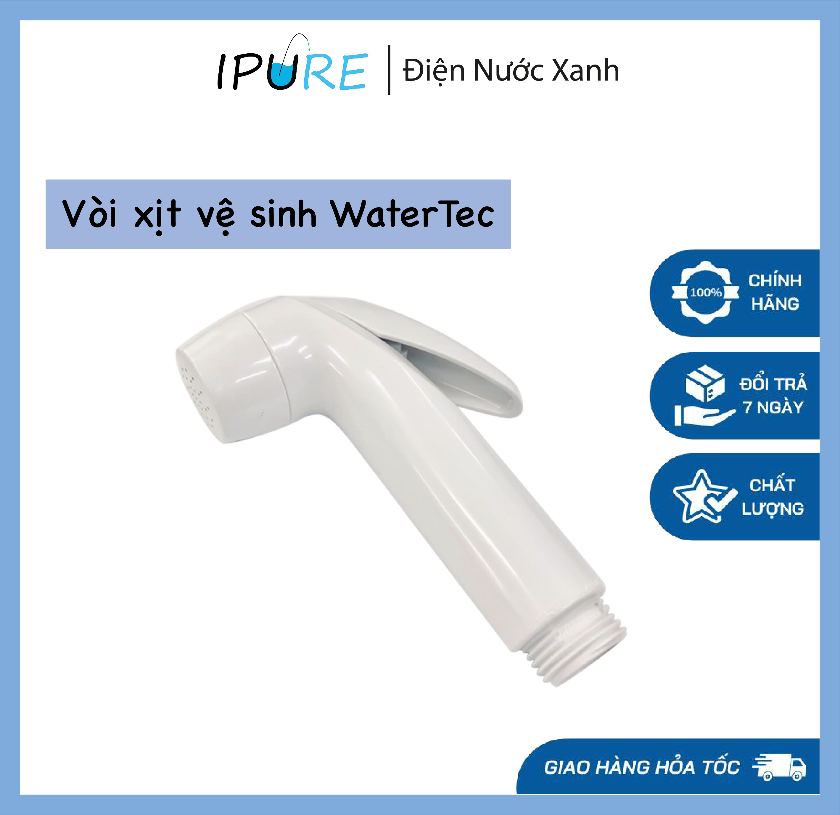 Đầu vòi xịt vệ sinh Đầu vòi xịt vệ sinh nhựa cao cấp WaterTec (Malaysia) - DNX IPURE