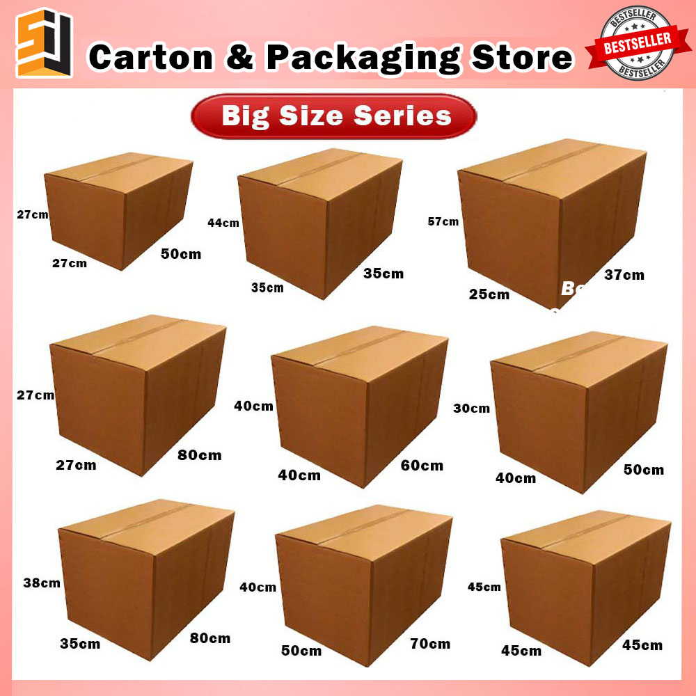 Big Size Carton Box Packaging Box Kotak Hantaran Packing Gift Box Paper Hidden Box - Moving House 纸箱