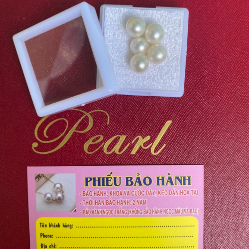 Ngọc trai cao cấp dùng làm mặt nhẫn mặt dây chuyền hoa tai
