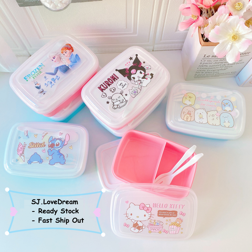 SKATER Bento Japanese Container Lunch Box 500ml PCTN5 from Japan Sanrio Hello Kitty Black 