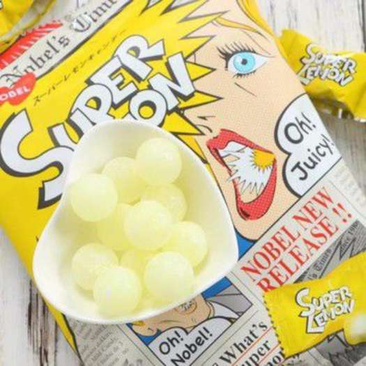 Kẹo siêu chua Super Lemon/ Soda/ Cola gói 90gr
