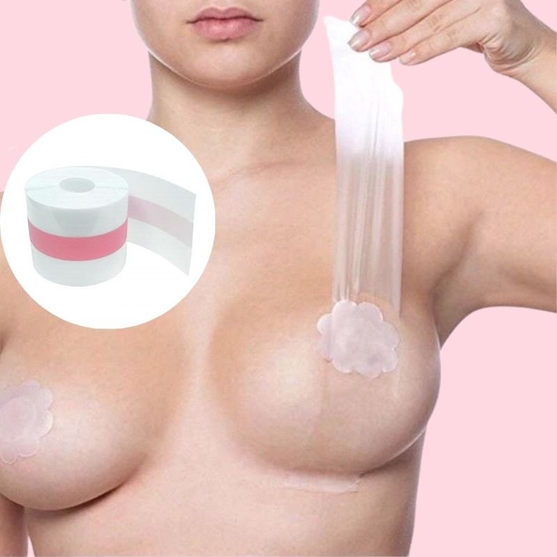 Băng Dán Nâng Ngực Trong Suốt Có Thể Tạo Nhiều Kiểu Đa Dụng Cho Nữ TN39