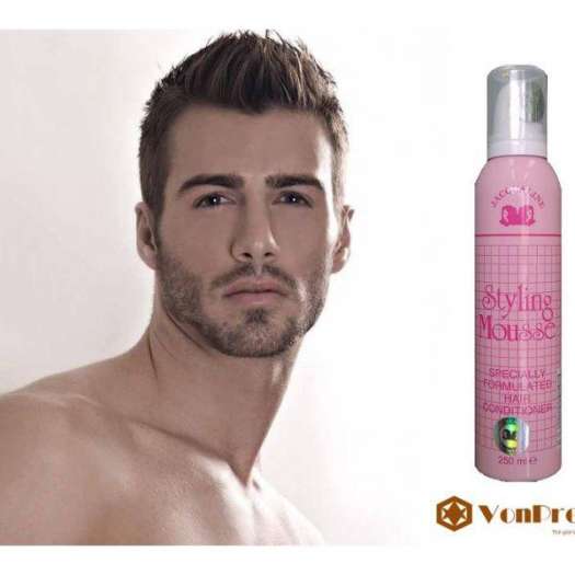 Keo bọt Mousse, keo xịt vuốt tóc tạo kiểu dạng bọt, chải tóc giữ nếp tóc lâu cho Nam Nữ 250ml hồng