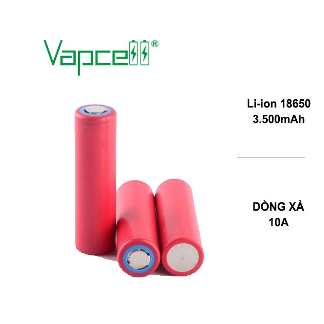 Pin sạc cell li-ion sanyo ncr18650ga 3500mah đèn đèn pin