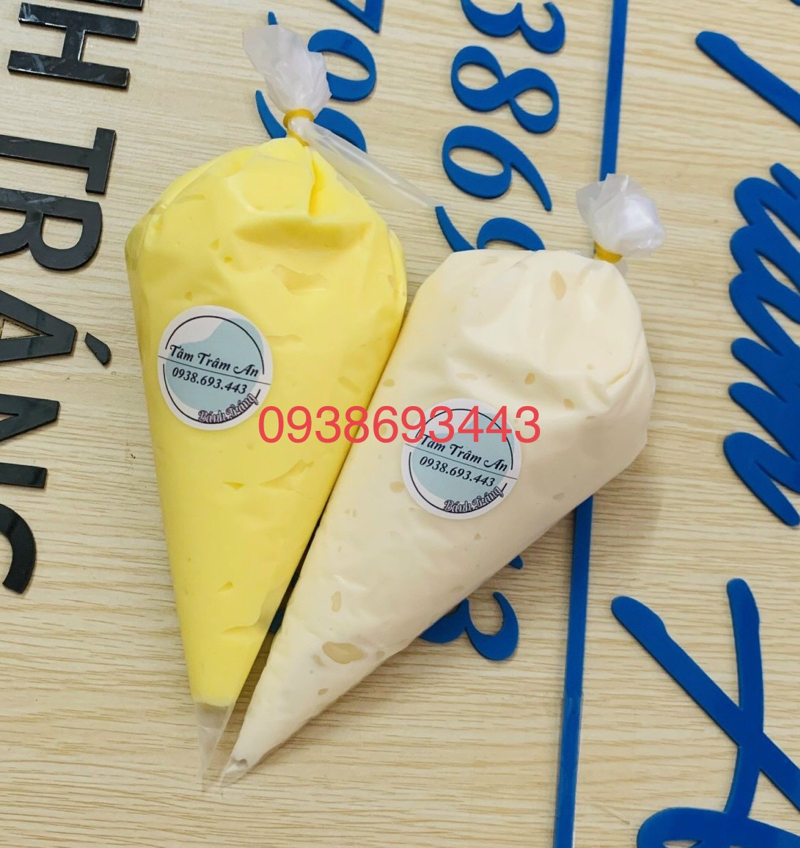 Bơ vàng/trắng 190g trộn bánh tráng