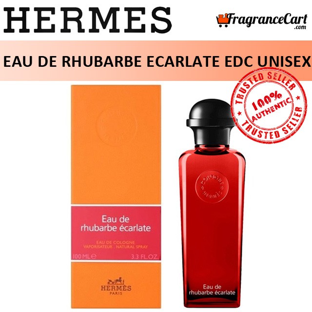 Hermes Rhubarbe Eau De Rhubarbe Ecarlate Edc Unisex Perfume 100Ml