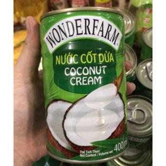 Nước Cốt Dừa Wonderfarm Coconut Cream Lon 400ml