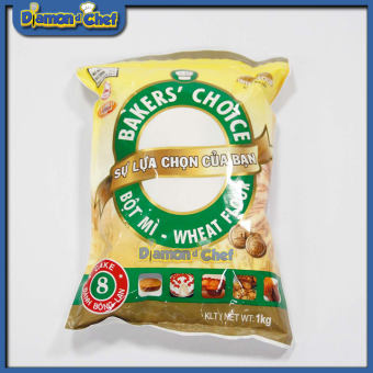 Bột mỳ Bakers’ Choice số 8 1kg làm bánh mì cao cấp, đế bánh pizza,, sandwich, bánh mì baguette, bánh croissants.