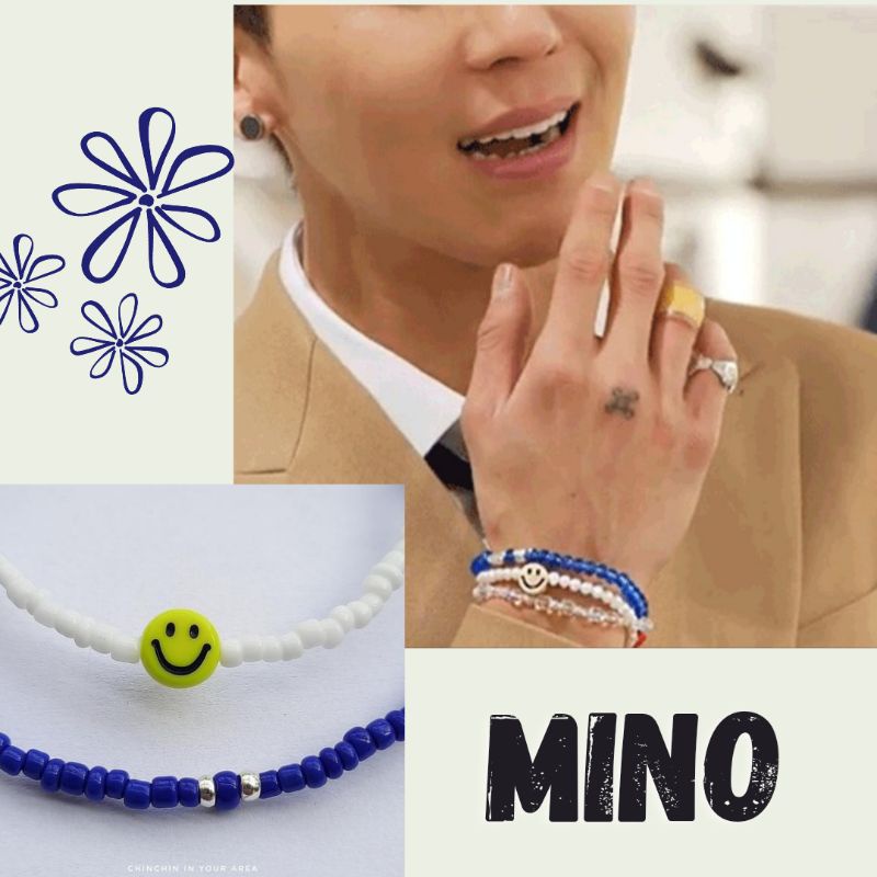 Vòng tay hạt cườm cheap moment Mino Winner