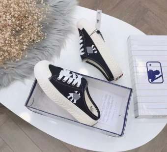 Giày sục nữ N.Y đế bánh mì giày vải êm chân