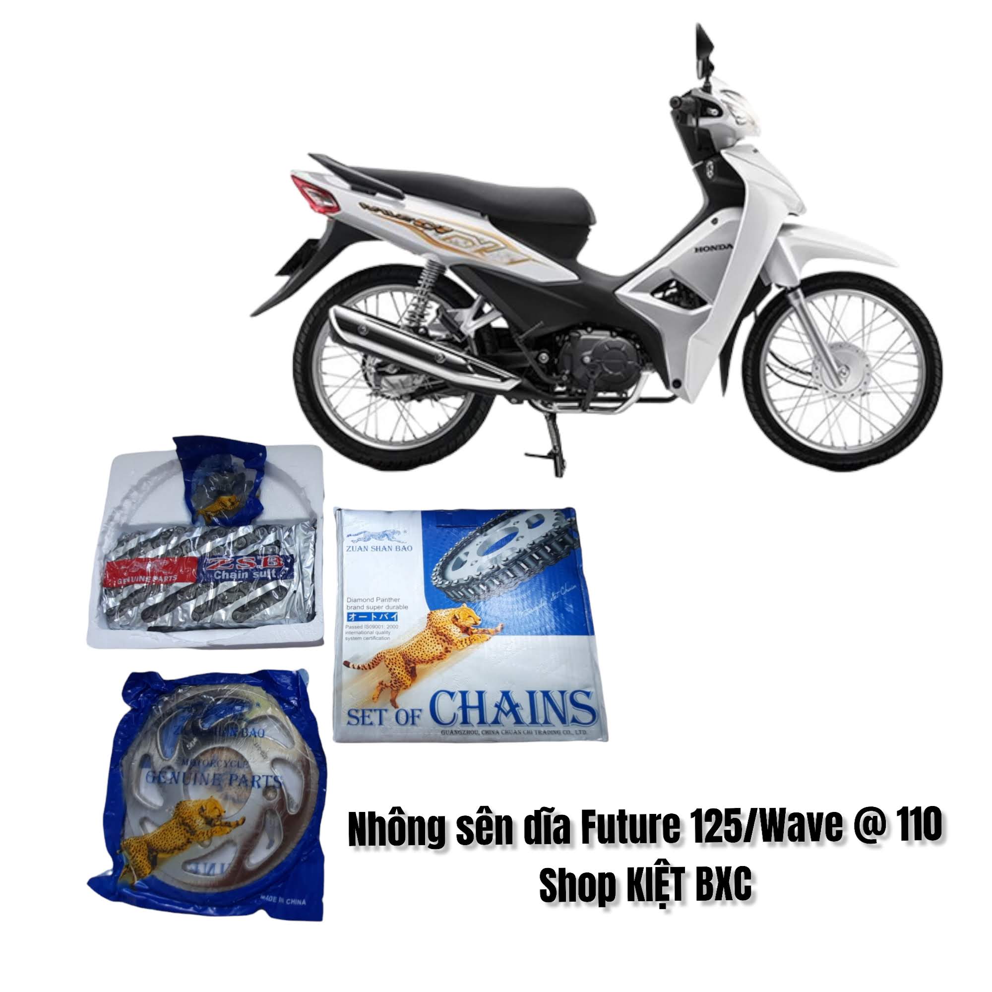 Nhông sên dĩa future 125/wave @ 110