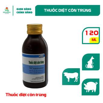 Vemedim Thuốc diệt côn trùng như muỗi, gián, kiến, mối, mọt, ruồi, nhặng, ve, bọ chét, cái ghẻ, mạt gà, chai 120ml
