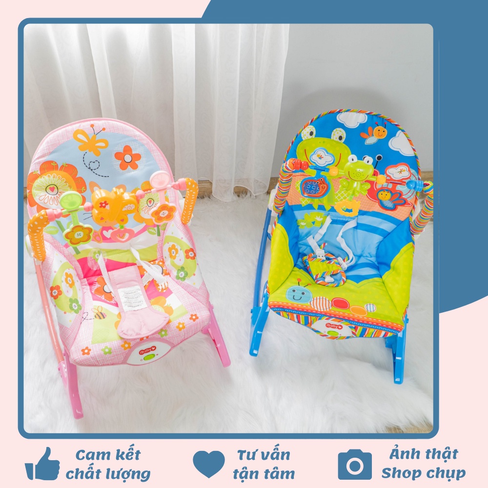 Ghế rung cho bé có nhạc và bập bênh cao cấp chính hãng