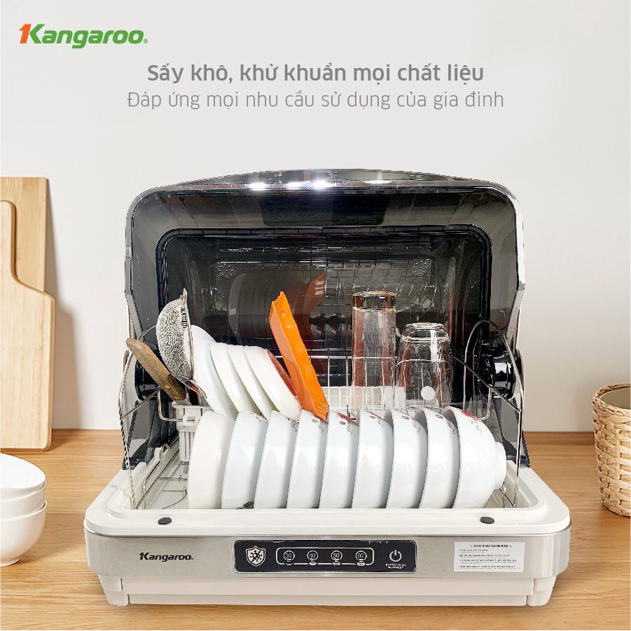 MÁY SẤY CHÉN BÁT TIỆT TRÙNG UV KANGAROO ( KG45DUV )