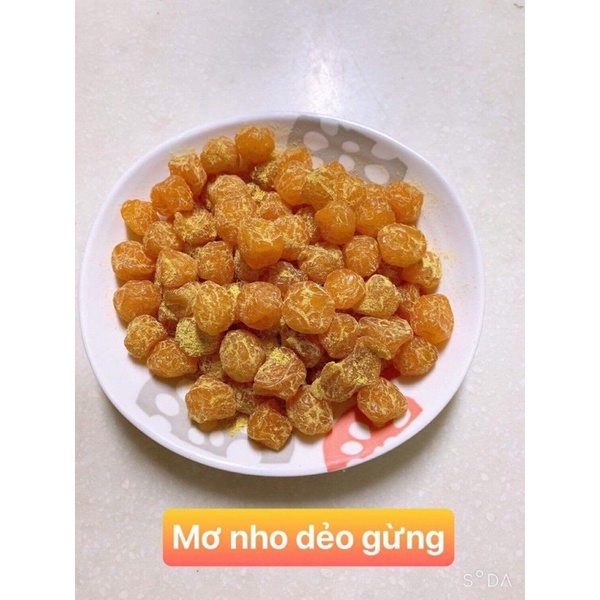 1kg ô mai mơ nho gừng sấy dẻo đặc sản đà lạt