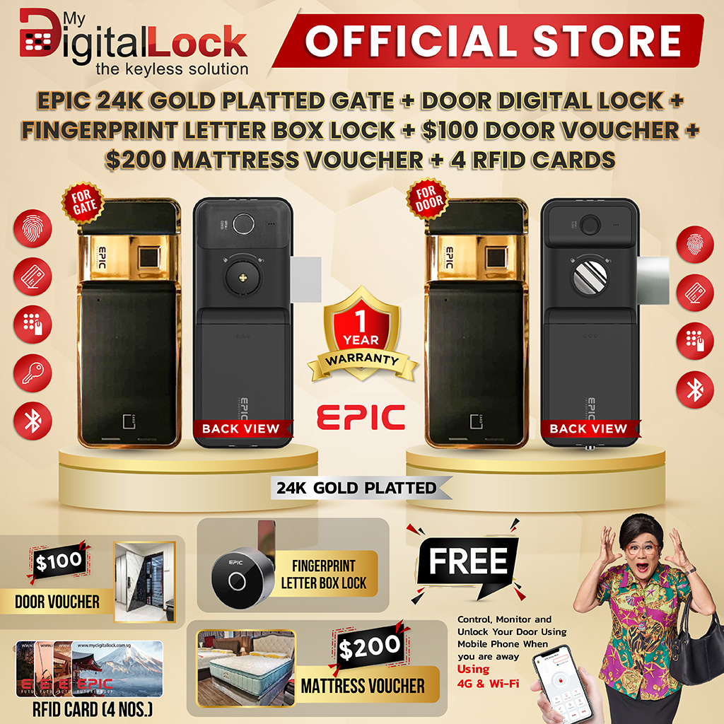 Epic Digital Door Lock - Best Price in Singapore - Nov 2023