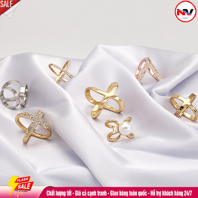 Nút thắt khăn, khuy cố định khăn choàng kim loại thời thượng phong cách cổ điển