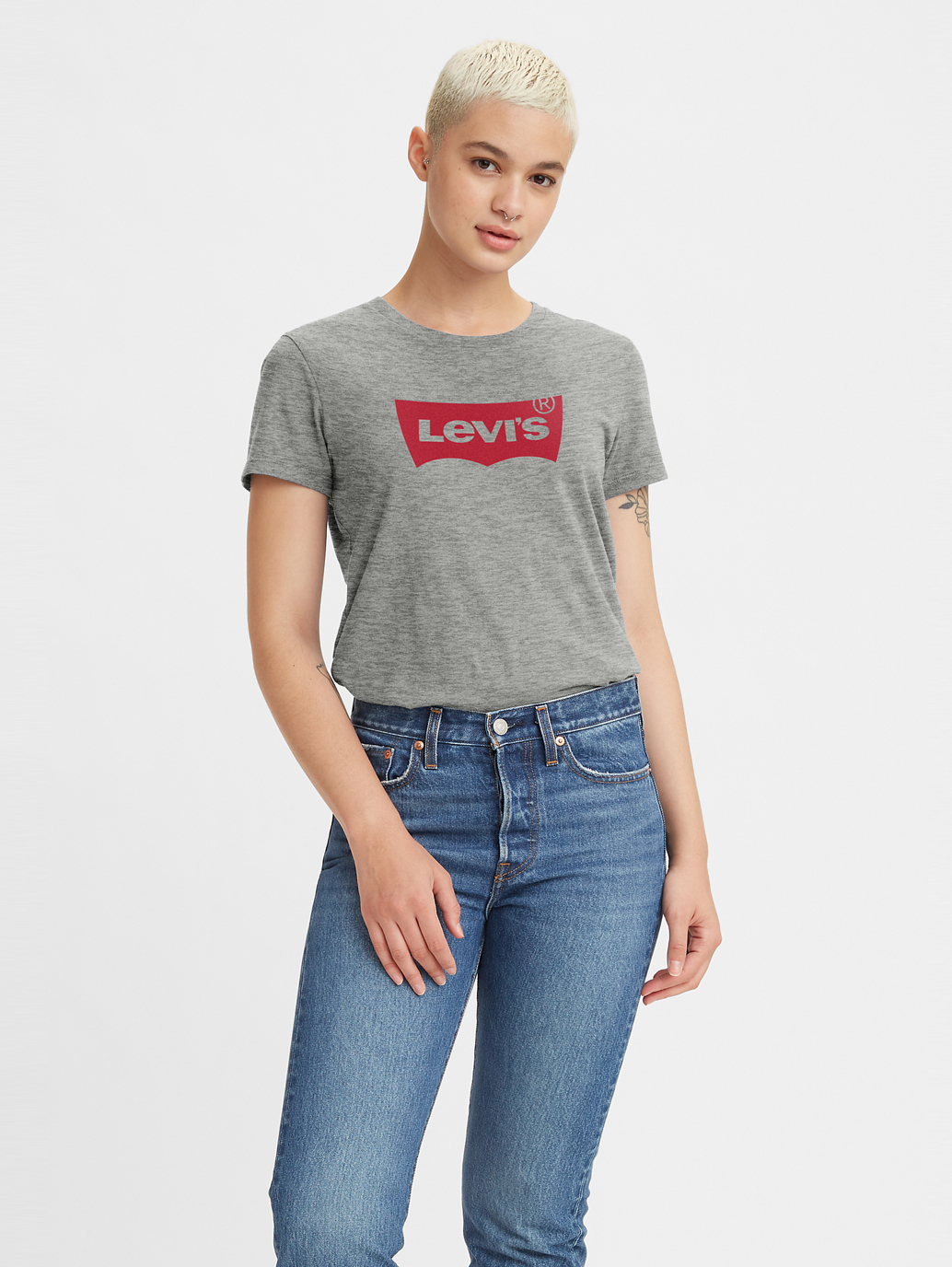 Levi's® เสื้อยืดผู้หญิง รุ่น Logo Perfect T-Shirt ราคา 395 บาท*ส่งฟรี