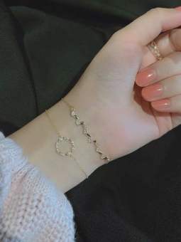 Lắc tay Bạc / Vòng tay bạc 999 nữ cao cấp -[HÀNG CÓ SẴN]_Cam kết chuẩn Bạc _ TUNASHOP Trang sức Bạc