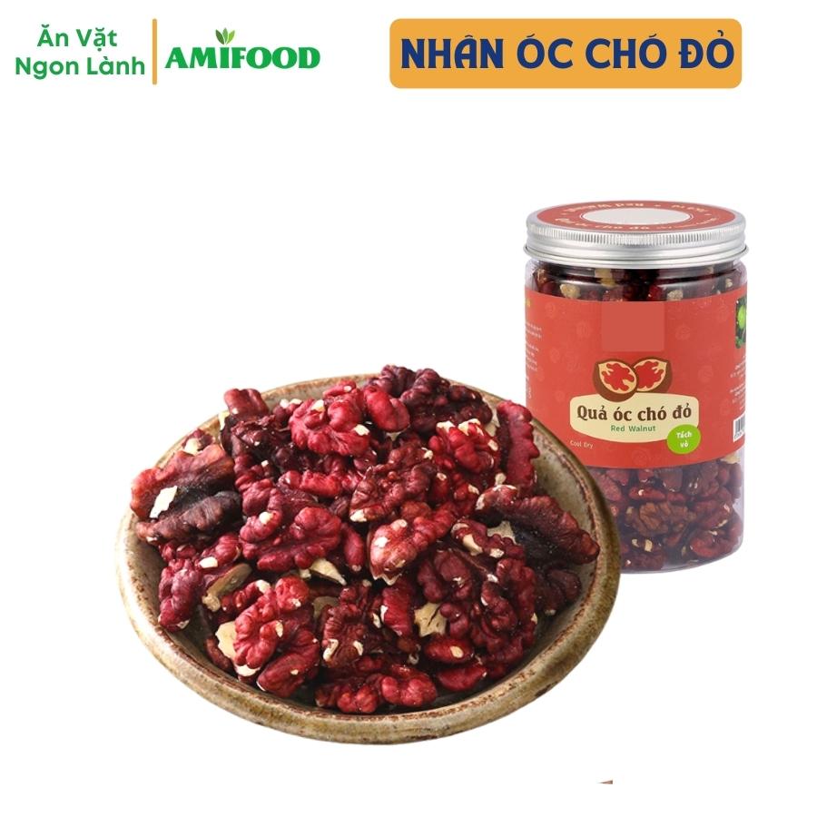 Óc chó đỏ mỹ sấy tách vỏ amifood,nguyên vị,ăn vặt mẹ bầu - 500gram