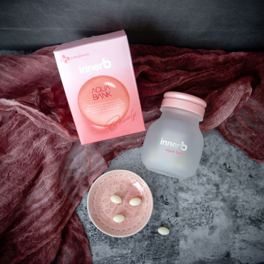 Viên Uống Cấp Nước Và Collagen Innerb Aqua Rich hồng 56 viên