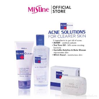 Sữa rửa mặt dành cho da mụȵ Mistine Acne Clear Facial Foam Thái Lan