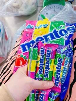 Kẹo Mentos Cầu Vồng Cây Nhỏ - Cực Ngon