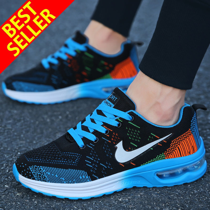 Ready Stock 5 Colour New Air Cushion Running Shoes (Sufficient Supply! Fast Shipping!) Men Air Cushion Sneakers Breathable Running Shoes Lovers Shoes Sport Shoes 35-46